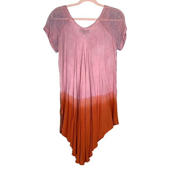 Pacific Batik Womens Fairycore Coverup Dress OS Purple Butterfly Vacation Resort - Picture 2 of 13